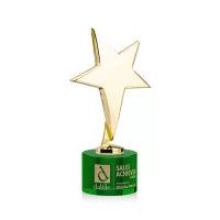Tuscany Gold Star on Marvel Base - Green