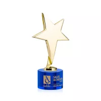 Tuscany Gold Star on Marvel Base - Blue