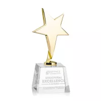 Tuscany Gold Star on Robson Base - Clear