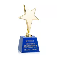 Tuscany Gold Star on Robson Base - Blue