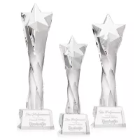 Arlington Star Award on Robson Base - Clear