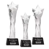 Arlington Star Award on Robson Base - Black