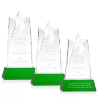 Millington Star on Base - Green