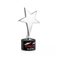 Tuscany Chrome Star VividPrint™ Award on Marvel Base - Black