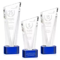 Plymouth Award on Paragon Base - Blue