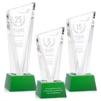 Plymouth Award on Robson Base - Green