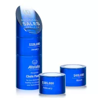 Atlantis Stacker Award - Blue