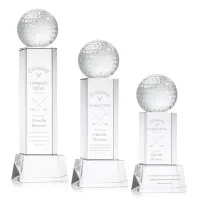 Golf Ball Award on Belcroft Base - Clear