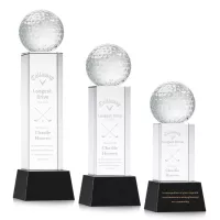Golf Ball Award on Belcroft Base - Black