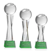 Tennis Ball Award on Grafton Base - Green