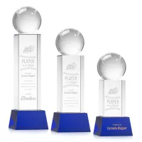Baseball Award on Belcroft Base - Blue