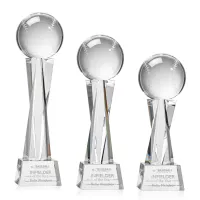 Baseball Award on Grafton Base - Clear