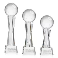Pickleball Award on Grafton Base - Clear