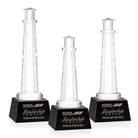 Lighthouse Award on Robson Base - Black