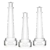 Lighthouse Award on Stanrich Base - Clear