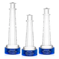 Lighthouse Award on Stanrich Base - Blue