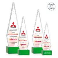 Springfield VividPrint™ Award on Hancock Base - Green