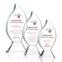Norina Flame VividPrint™ Award - Clear