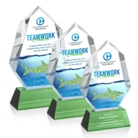 Norwood VividPrint™ Award on Newhaven Base - Green