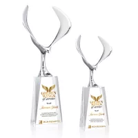 Maverick Eagle VividPrint™ Award on Cairns Base - Clear