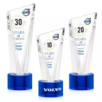 Plymouth VividPrint™ Award on Marvel Base - Blue