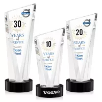 Plymouth VividPrint™ Award on Stanrich Base - Black