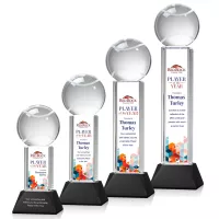Tennis Ball VividPrint™ Award on Stowe - Black