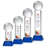 Tennis Ball VividPrint™ Award on Stowe - Blue