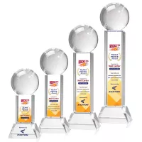 Baseball VividPrint™ Award on Stowe - Clear