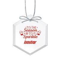 Starfire Ornament - Hexagon Imprinted