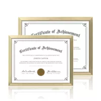 Calais Certificate Frame - Gold