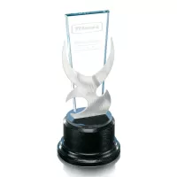 Jasper Trophy Award on Black Base