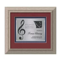 Terrene Certificate TexEtch - Antique Silver