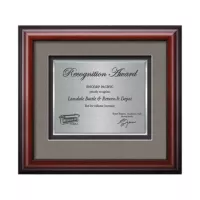 Cornaro Certificate TexEtch - Mahogany
