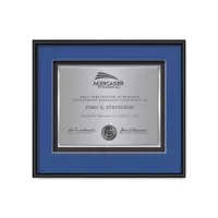 Fenestra Certificate TexEtch - Black