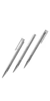 LAMY Logo Brushed Stainless Steel Ballpoint Pen
