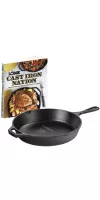 Lodge 10.25" Cast Iron / Nation Cookbook Gift Set