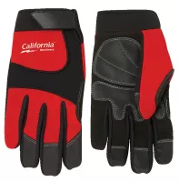 Synthetic Leather Palm Mechanic Style Glove