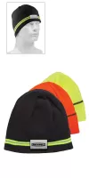Winter Beanie with Reflective Stripe