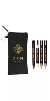POSCA 4 Piece Metallic Marker Set with Bag