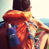16.9 oz Wave Collapsible Water Bottle