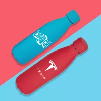 17 oz Vacuum Insulated Matte Soft Touch Stainless Steel Bottle