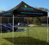 10-ft. Square Event Tent Full-Color Dye Sublimation (8 Locations)
