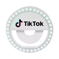 LED Clip On Virtual Online Meeting / Selfie Ring Light