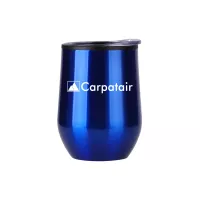 12 Oz. Economy Stainless Steel Stemless Wine Glass w/Plastic Lining