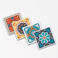Square Absorbent Ceramic Coaster