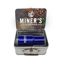 Retro Lunchbox + Contoured 20 Oz. Stainless Steel Tumbler In Vacuum Insert