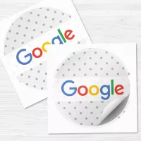 5" x 5" Circle Sticker