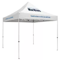 10-ft. Square Event Tent Full-Color Dye Sublimation (3 Location)