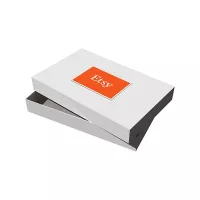 White Apparel Debossed Box